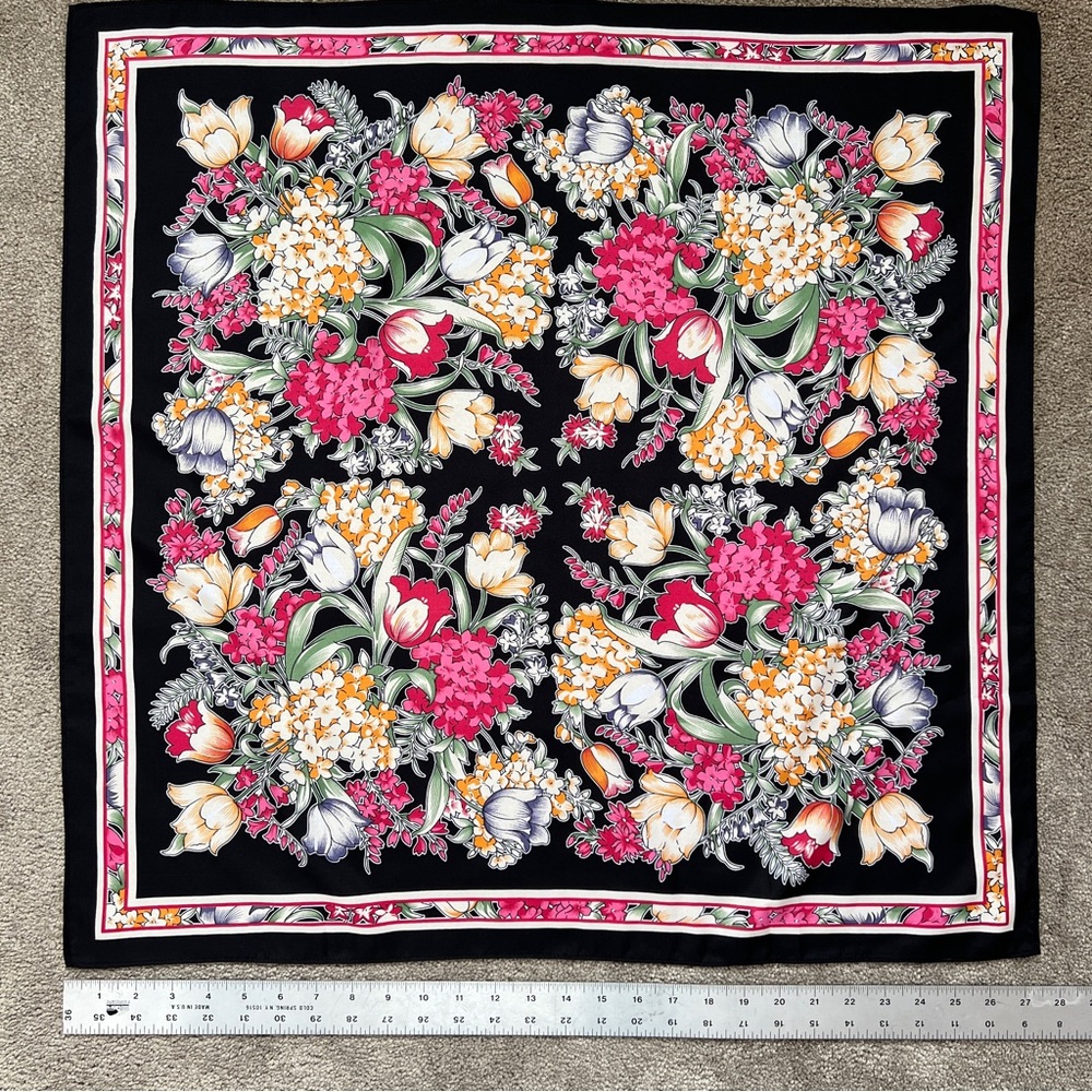 Beautiful floral printed scarf